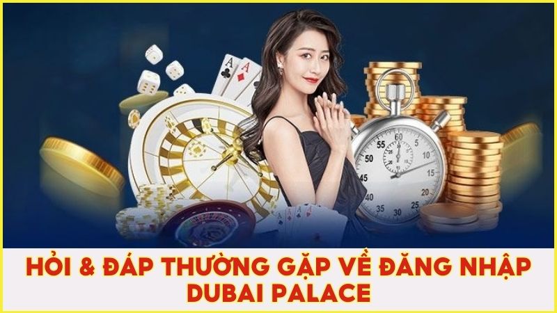 Hỏi & đáp thường gặp về đăng nhập vào Dubai Palace để thao tác thuận lợi